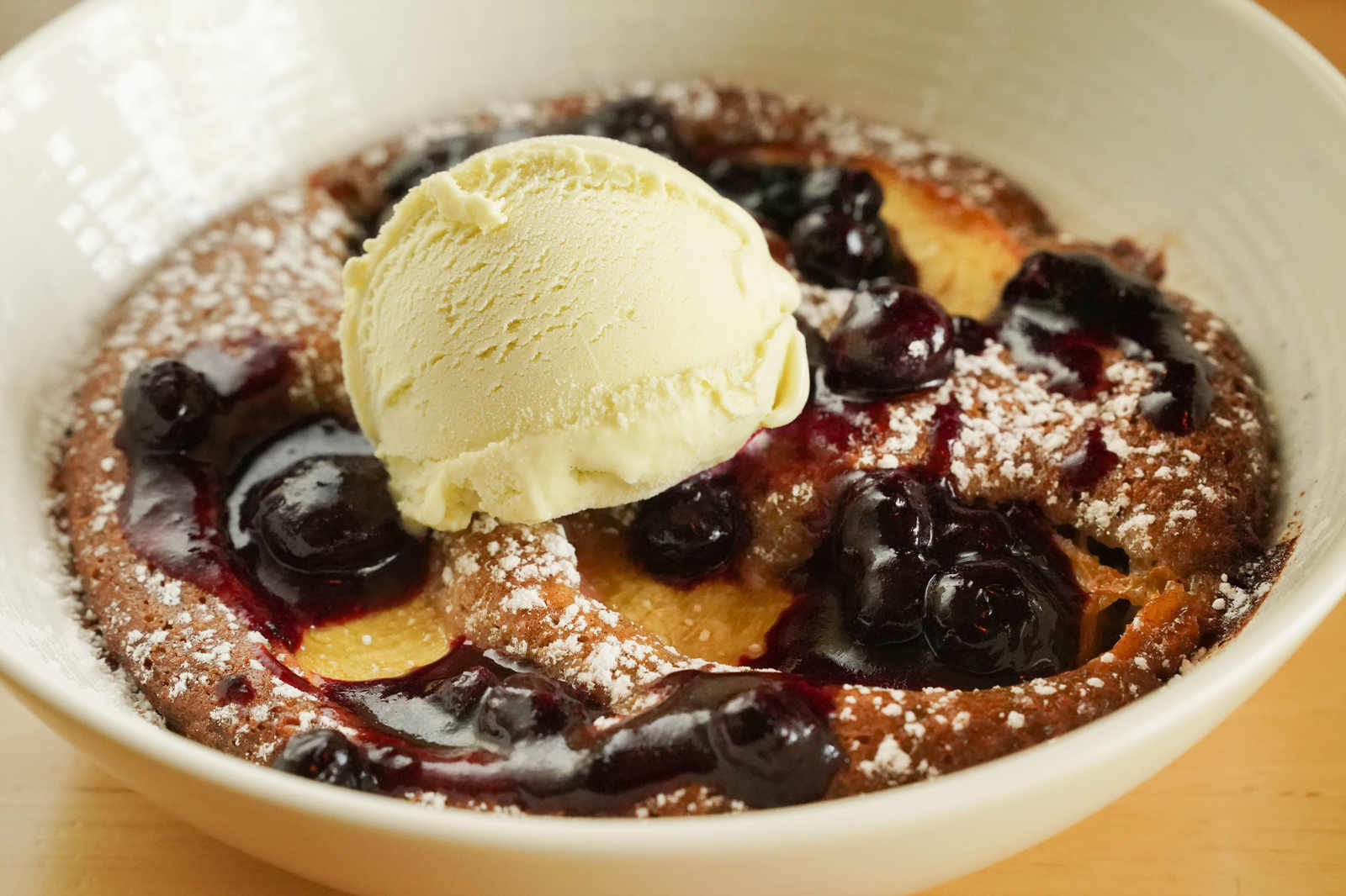Ice cream on top